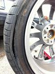 Blown driver rear tire sidewall!-flat.jpg