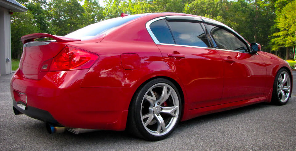 G35 coupe deals window visor