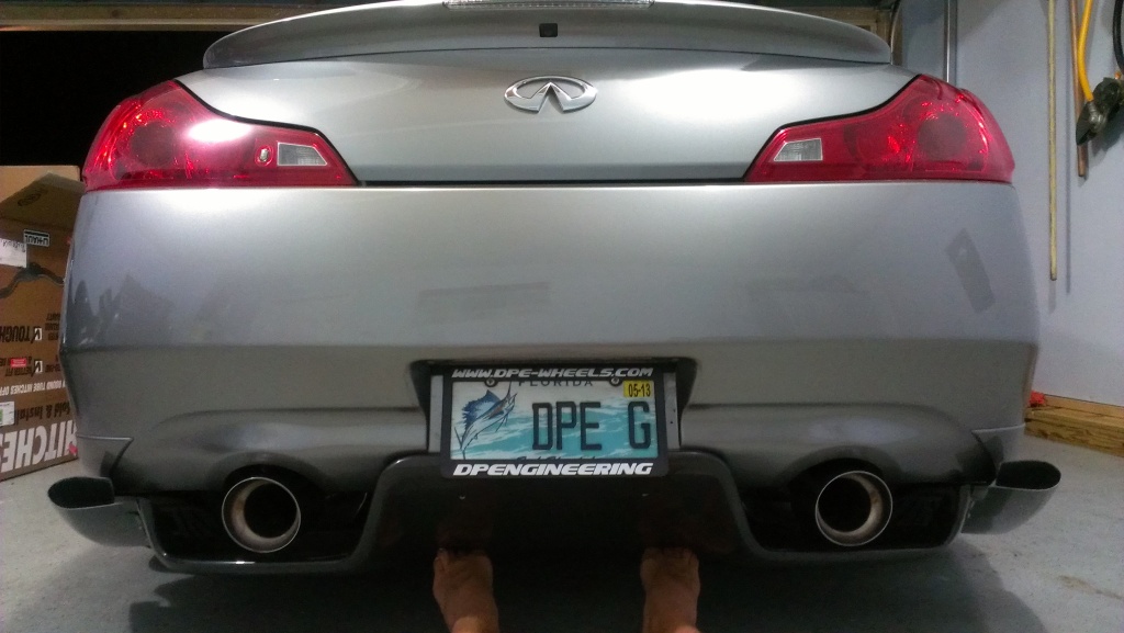 G37 top deals secret rear diffuser