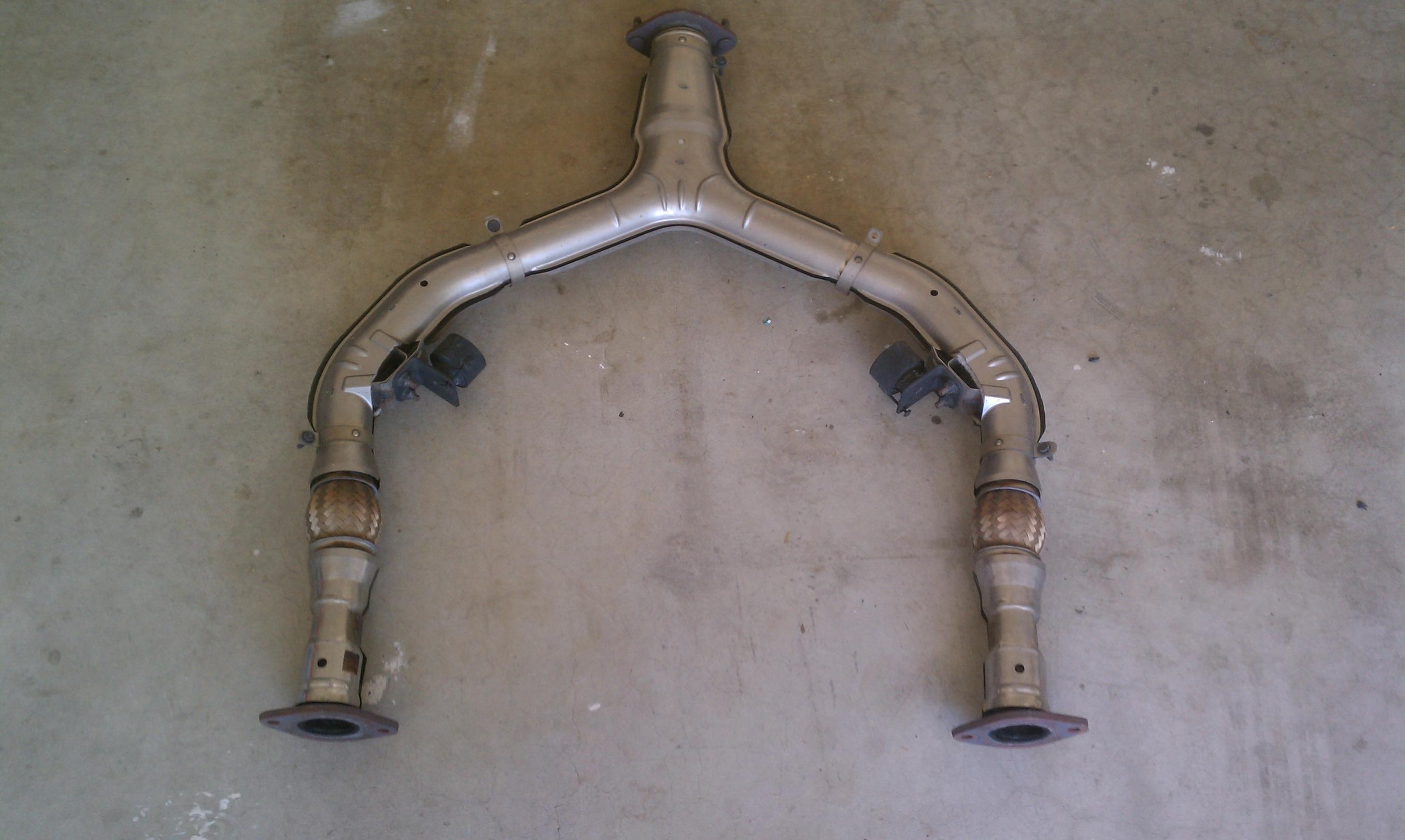 For Sale Stock exhaust system and catalytic converters. 2009 g37s coupe