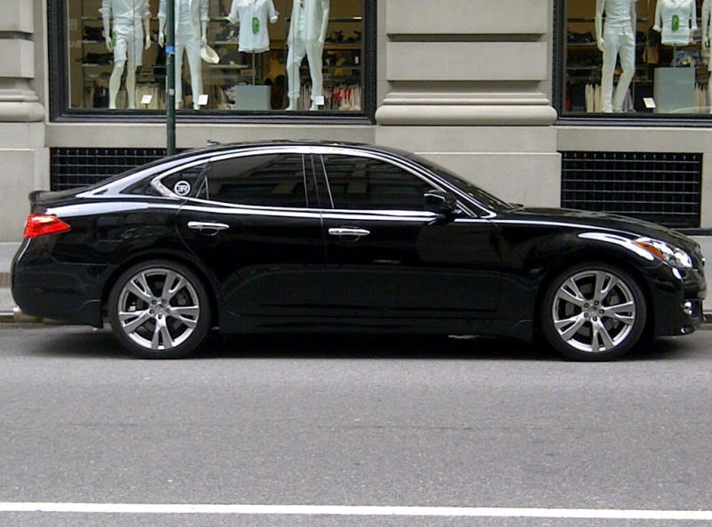 Infiniti M37 Eibach Springs: Stock vs Dropped Side by Side Comparision ...